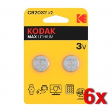 Kodak KCR2032 3V lítium elem gyűjtődobozban, 12db/doboz
